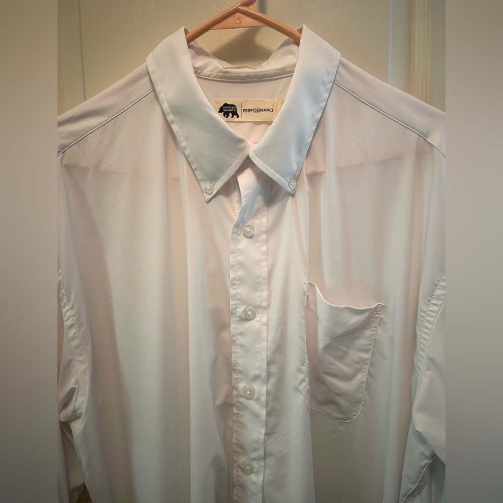 Onward Reserve Performance White Button-Down Shirt - image 2